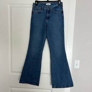 Wrangler Blue Flare Wide-Leg Jeans